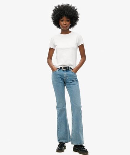Damen Röhrenjeans aus Bio-baumwolle mit Mittelhohem Bund - Größe: 29/30 - Superdry - Modalova