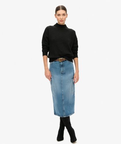 Dames Jupe Mi-longue en Denim à Poches Cargo , Taille: 28 - Superdry - Modalova