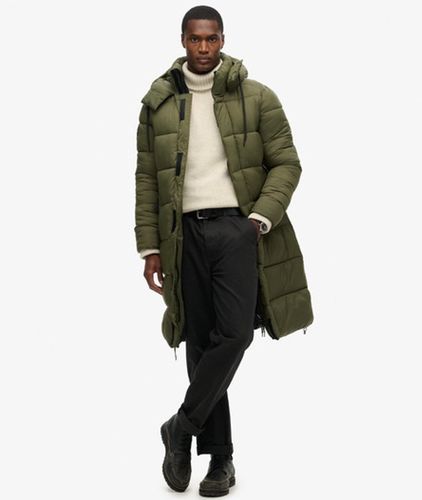Herren Langer Ripstop Steppmantel - Größe: M - Superdry - Modalova