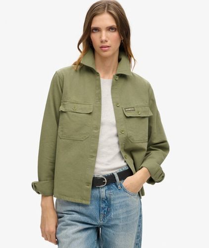 Damen Verzierte Military-Jacke Bedruckt, Größe: 42 - Superdry - Modalova