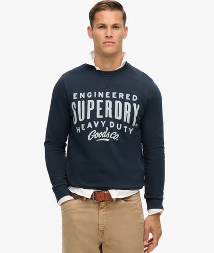 Sweat Ras Du Cou Machined Goods Workwear et Logo Imprimé, Taille: L Taille: L - Superdry - Modalova