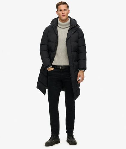 Herren Lange Steppjacke Mit Kapuze, , Größe: L - Superdry - Modalova
