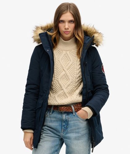 Parka à Capuche à Fourrure Synthétique Everest Taille: 40 - Superdry - Modalova