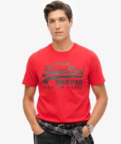 T-shirt à Logo Vintage Heritage Taille: M - Superdry - Modalova
