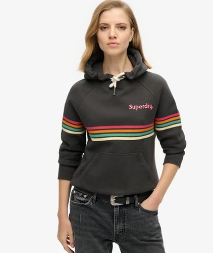Sweat à Capuche à Rayures Arc-en-ciel et Logo Taille: 36 - Superdry - Modalova