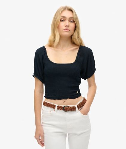 Haut Tissé Smocké Taille: 44 - Superdry - Modalova