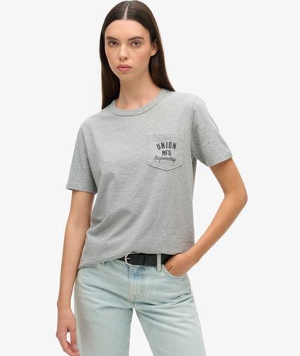 T-shirt à Poche Brodé Workwear Taille: 42 - Superdry - Modalova
