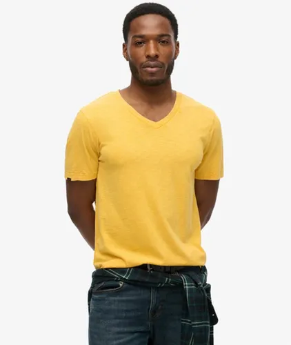 Coton Flammé Et Col En V T-Shirt À Manches Courtes, , Taille: XXL - Superdry - Modalova