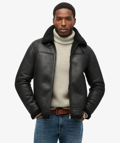 Herren Jacke mit Kunstfell in Lockerer Passform - Größe: Xxl - Superdry - Modalova