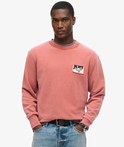 Herren Locker Geschnittenes Mechanic Sweatshirt mit Rundhalsausschnitt - Größe: L - Superdry - Modalova