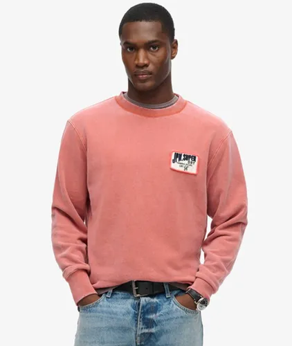 Herren Locker Geschnittenes Mechanic Sweatshirt mit Rundhalsausschnitt - Größe: M - Superdry - Modalova