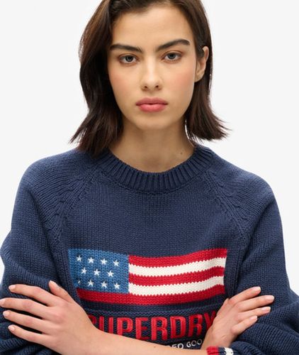 Pull Ras Du Cou Americana , et Tricoté, Taille: 42 Taille: 42 - Superdry - Modalova