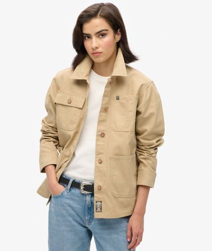 Damen Bestickte Chore-jacke - Größe: 44 - Superdry - Modalova