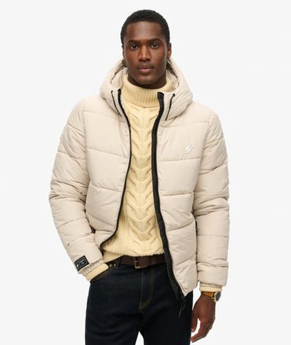 Herren Sports Steppjacke mit Kapuze - Größe: S - Superdry - Modalova