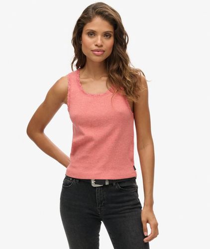 Débardeur à Liseré en Dentelle Athletic Essentials Taille: M/L - Superdry - Modalova