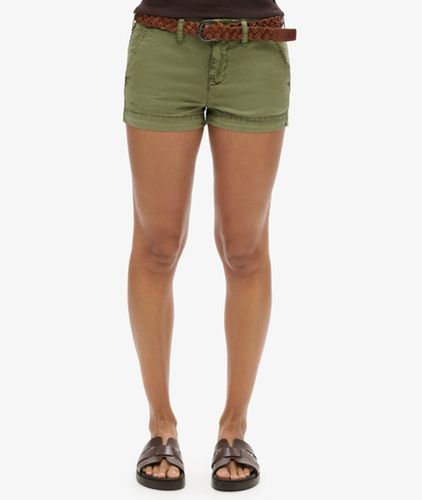 Coton Écusson Logo Chino Mini Short, , Taille: 44 - Superdry - Modalova