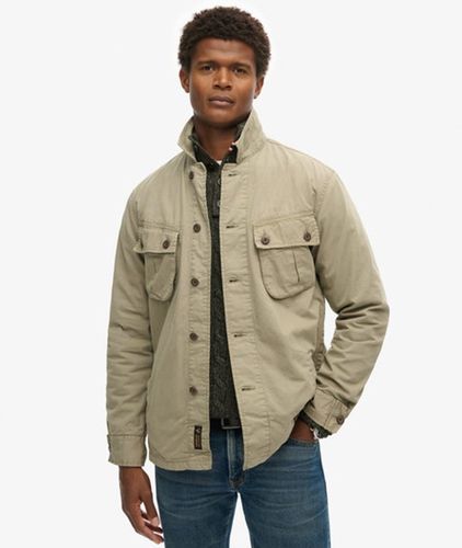 Herren Military Hemdjacke, , Größe: M - Superdry - Modalova