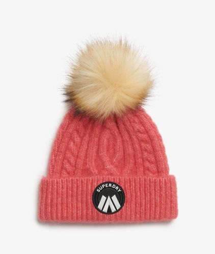 Bonnet en Maille Torsadée Luxe - Superdry - Modalova