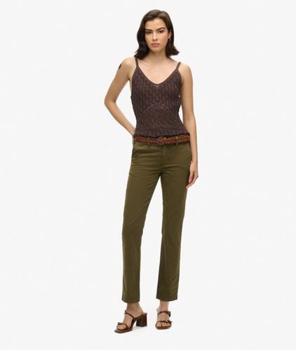 Pantalon Chino à Taille Mi-haute Taille: 34/30 - Superdry - Modalova