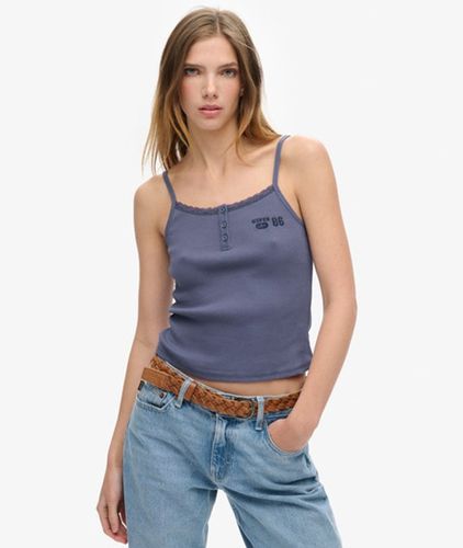 Dames Caraco Boutonné A Motif Athletic Essentials, Taille: 34-36 - Superdry - Modalova