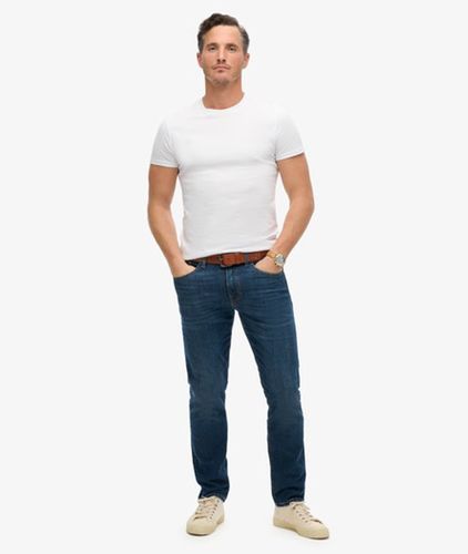Jean Droit Slim Vintage en Coton Bio Taille: 32/34 - Superdry - Modalova