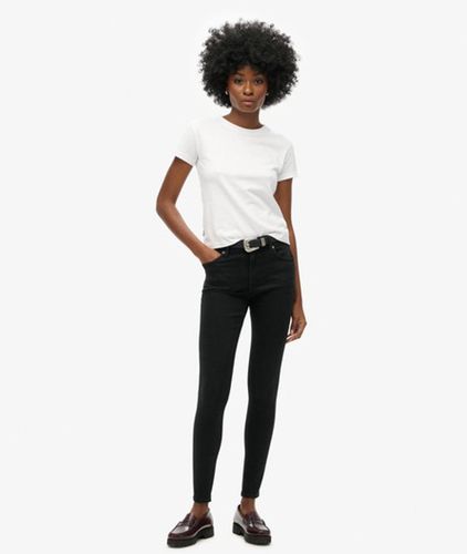 Jean Skinny Vintage à Taille Mi-haute en Coton Biologique Taille: 32/32 - Superdry - Modalova