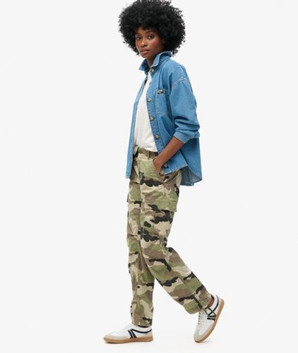 Damen Gerade Cargohose Mit Niedriger Leibhöhe, , Größe: 42 - Superdry - Modalova