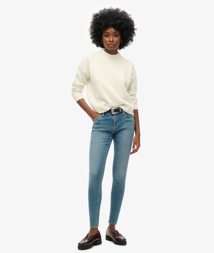 Damen Röhrenjeans mit Mittlerer Leibhöhe aus Bio-baumwolle - Größe: 24/30 - Superdry - Modalova