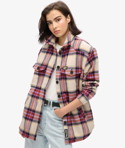 Surchemise à Carreaux Doublée Borg Taille: 44 - Superdry - Modalova