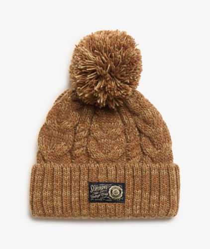 Damen Beaniemütze mit Grobem Zopfmuster - Superdry - Modalova