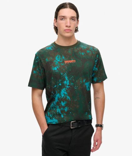 Herren Locker Geschnittenes Utility-t-shirt mit Tarnmuster-grafik - Größe: L - Superdry - Modalova