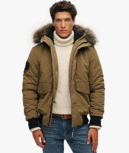 Bomber Rembourré à Capuche Everest Taille: L - Superdry - Modalova