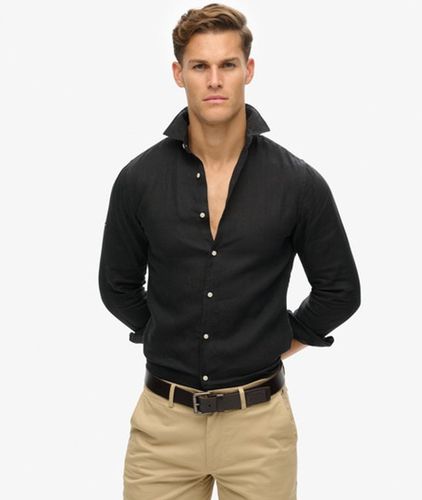 Lin Décontractée Chemise À Manches Longues, , Taille: S - Superdry - Modalova