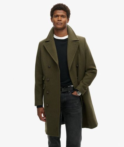 Herren The Merchant Store - Langer Wollmantel - Größe: S - Superdry - Modalova