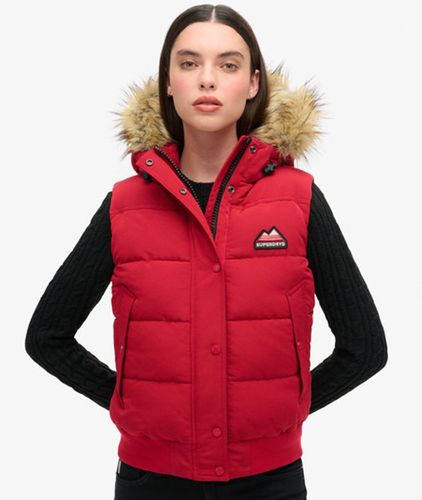 Doudoune Sans Manches en Fausse Fourrure Everest Taille: 42 - Superdry - Modalova