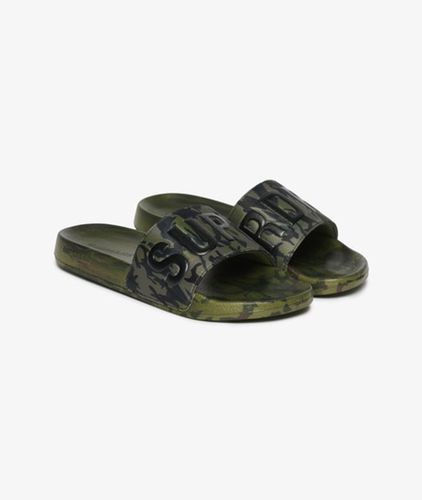 Men's Core Camo Badeschlappen - Größe: 10-11 - Superdry - Modalova