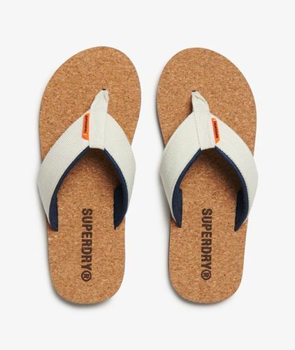 Herren Cork Graphic Zehentrenner - Größe: 10-11 - Superdry - Modalova
