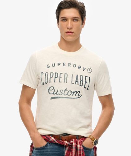 Herren Copper Label Workwear T-Shirt Logo-Druck, Größe: XXL - Superdry - Modalova