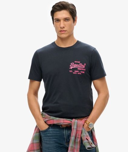 Pour Des s T-Shirt Vintage Logo Fluo, , Taille: S - Superdry - Modalova