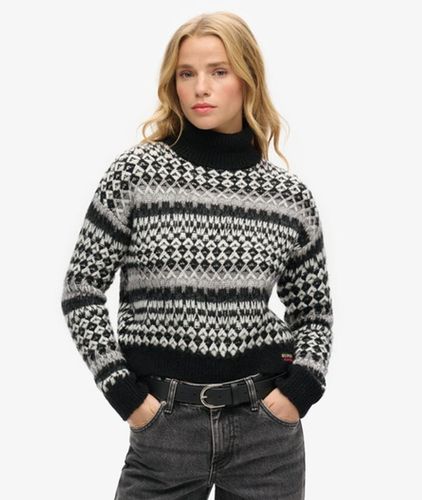 Pull Court en Maille à col Roulé Taille: 36 - Superdry - Modalova