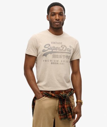 Herren Klassisches Heritage T-shirt - Größe: M - Superdry - Modalova
