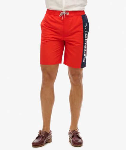 Short de Surf Recyclé 48 cm à Logo Sportswear Taille: Xxl - Superdry - Modalova