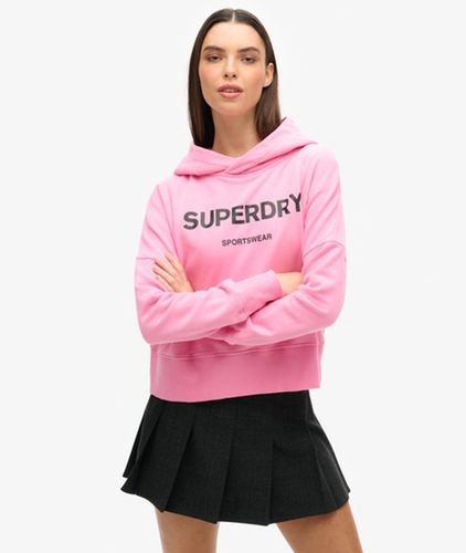 Sweat Court Droit à Capuche Core Sport Taille: 42 - Superdry - Modalova