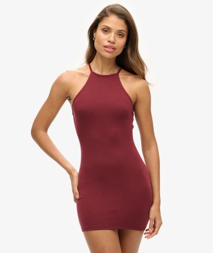 Damen Jersey-minikleid mit Trägern und Ringerrücken - Größe: 38 - Superdry - Modalova