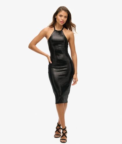 Robe Mi-longue dos nu à Sequins Taille: 42 - Superdry - Modalova