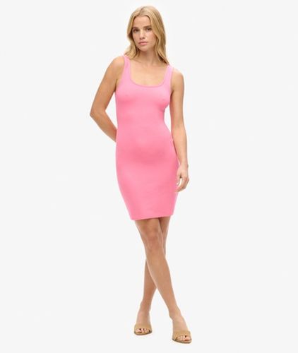 Mini Robe en Jersey à Encolure Carrée Taille: 38 - Superdry - Modalova