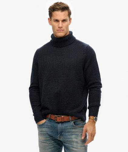 Herren Angerauter Rollkragenpullover - Größe: Xxxl - Superdry - Modalova
