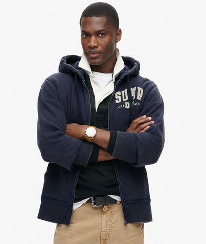 Vintage Athletic Zip Hoodie Taille: M - Superdry - Modalova