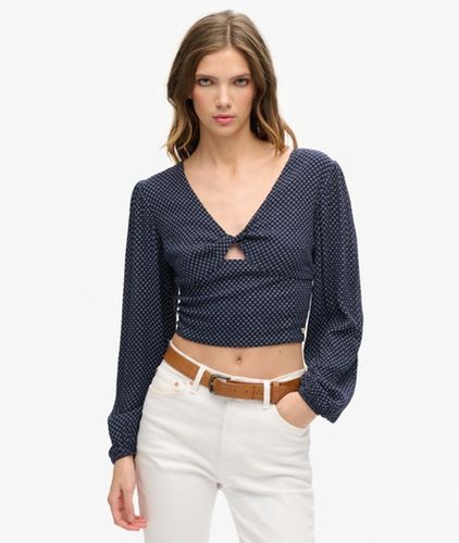 Top Court Tissé à Manches Longues Taille: 38 - Superdry - Modalova