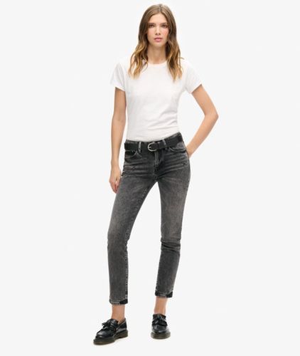 Damen Röhrenjeans Aus Bio-Baumwolle Mit Mittelhohem Bund, , Größe: 24/30 - Superdry - Modalova